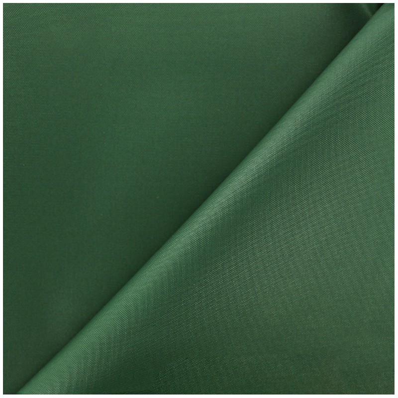Waterproof supple polyester canvas fabric dark green x 10cm Ma