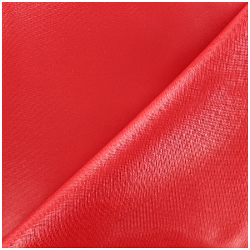 Waterproof supple polyester canvas fabric red x 10cm Ma Petite Mercerie