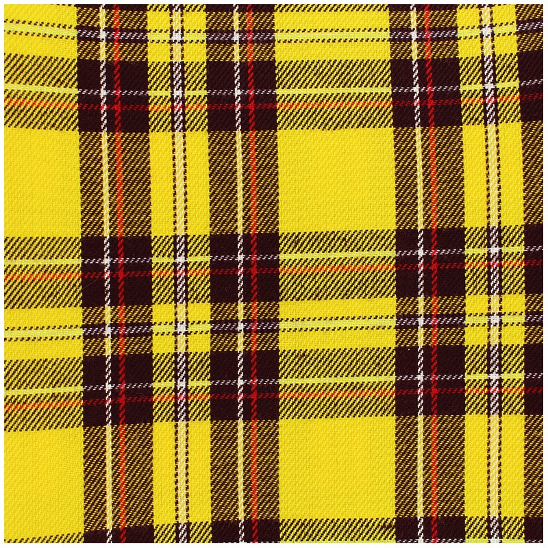 Scottish tartan fabric Andrews yellow x 10cm Ma Petite Mercerie