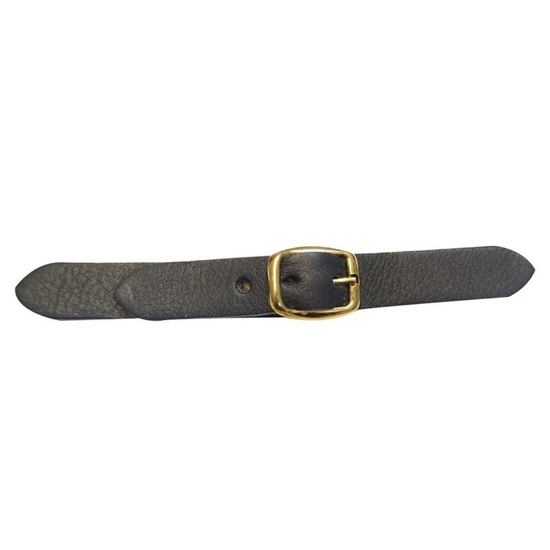 Leather Kilt strap with buckle Oceano navy blue Ma Petite Mercerie
