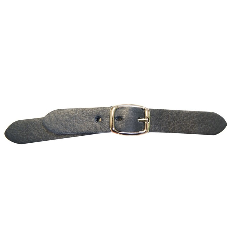 Leather Kilt strap with buckle Oceano navy blue Ma Petite Mercerie