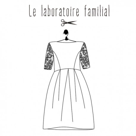 Patron Le laboratoire familial robe - Edith