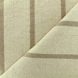 Woven jacquard fabric Saint Tropez - linen x 10cm