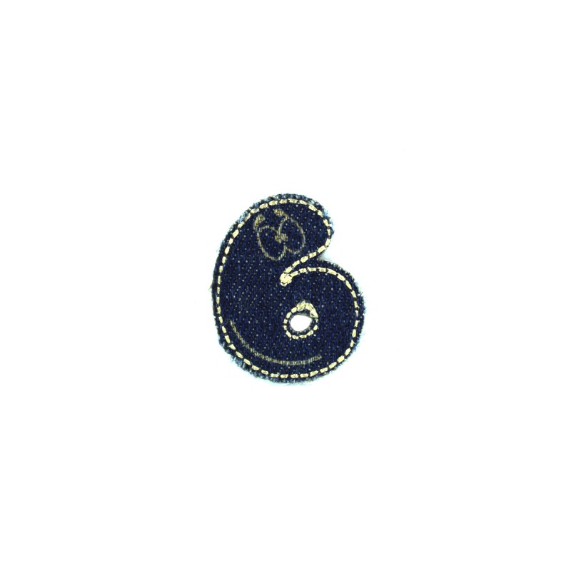 Sticker Thermocollant Chiffresamp; Lettres Jeans 6 CxeBQoWrd