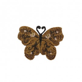 11 Patch Thermocollant Tissu Papillons Glitter Iron-on patch Butterfly