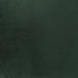 Brunei velvet fabric - dark green x 10cm