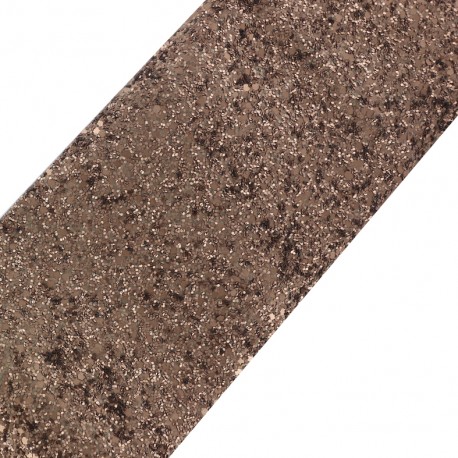 Glittery ribbon 10mm - mate latte x 50cm