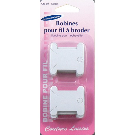 Supports carton pour fils à broder X50 - Couture loisirs